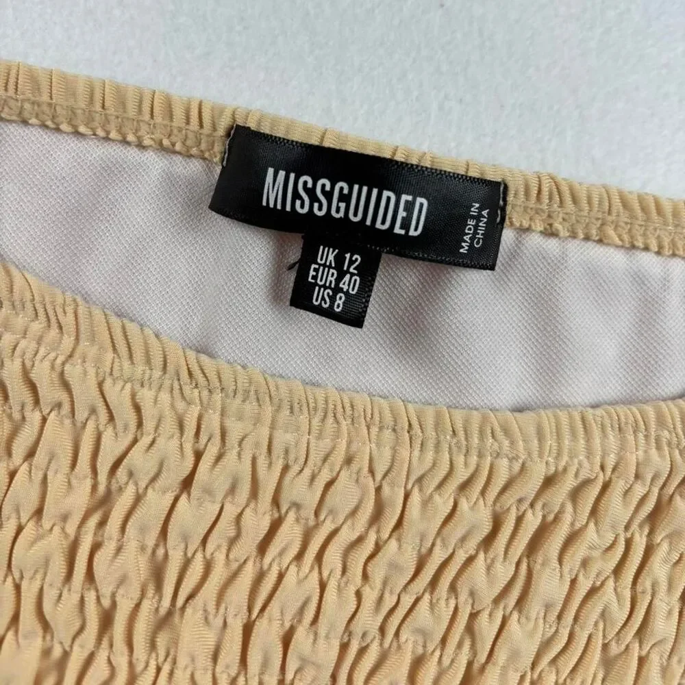 Women's Missguided Tan Bikini Bottoms - Size 8